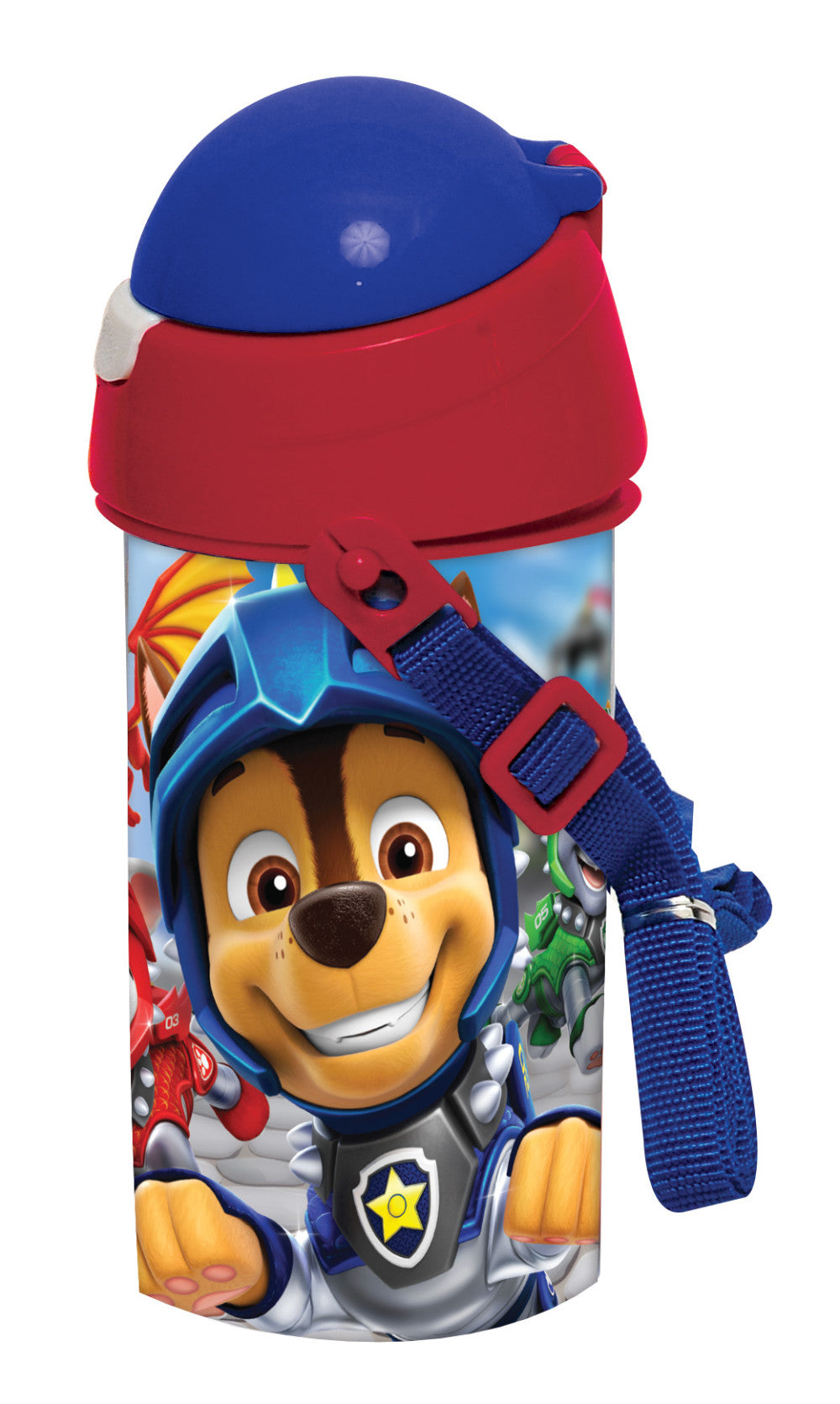 Paw Patrol Knights Wasserflasche, Sportflasche 500 ml