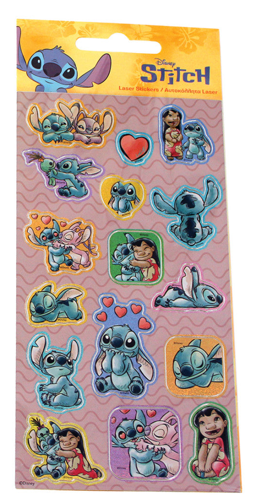 Disney Lilo und Stitch Wave hologram-Aufkleber-Set