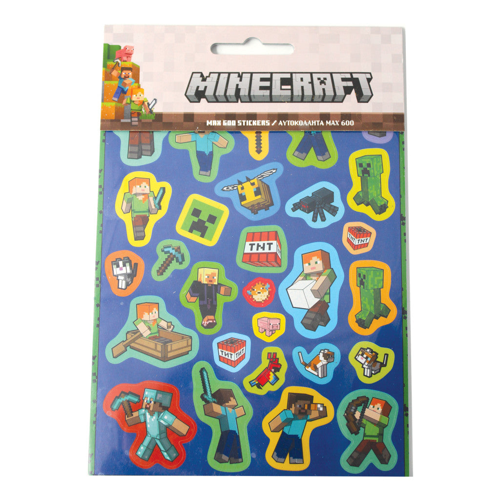 Minecraft Adventures 600-teiliger Aufklebersatz