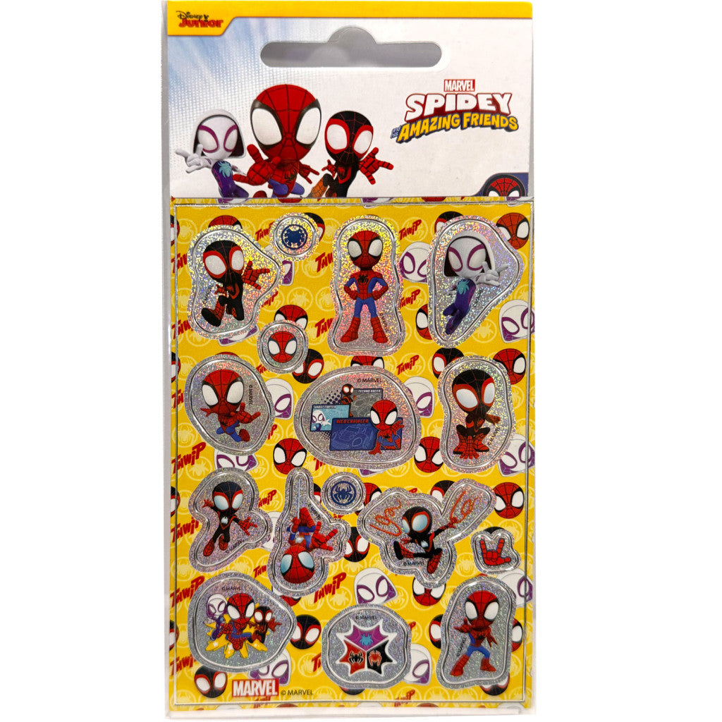 Spiderman Techno Racer Hologramm-Aufkleberset