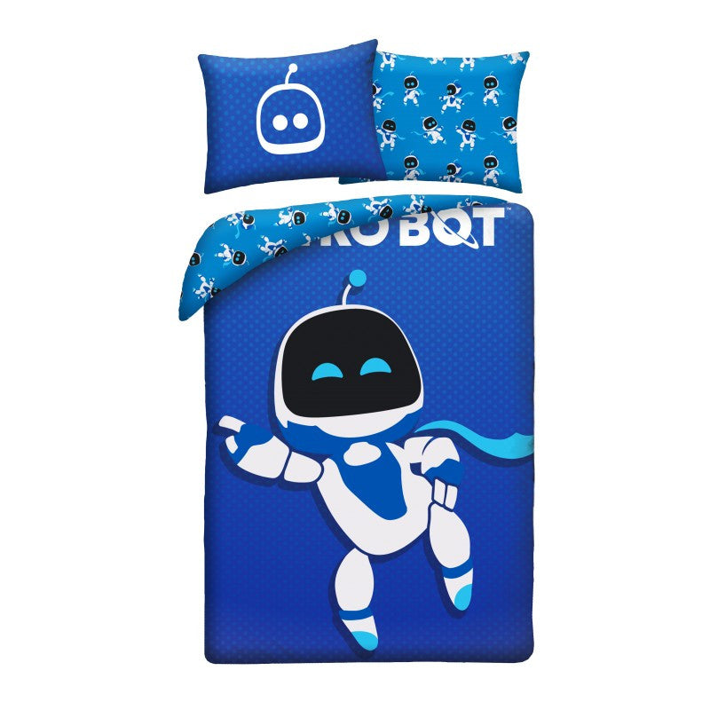 PlayStation Astro Bot Bettwäsche 140×200cm, 70x90 cm Mikrofaser