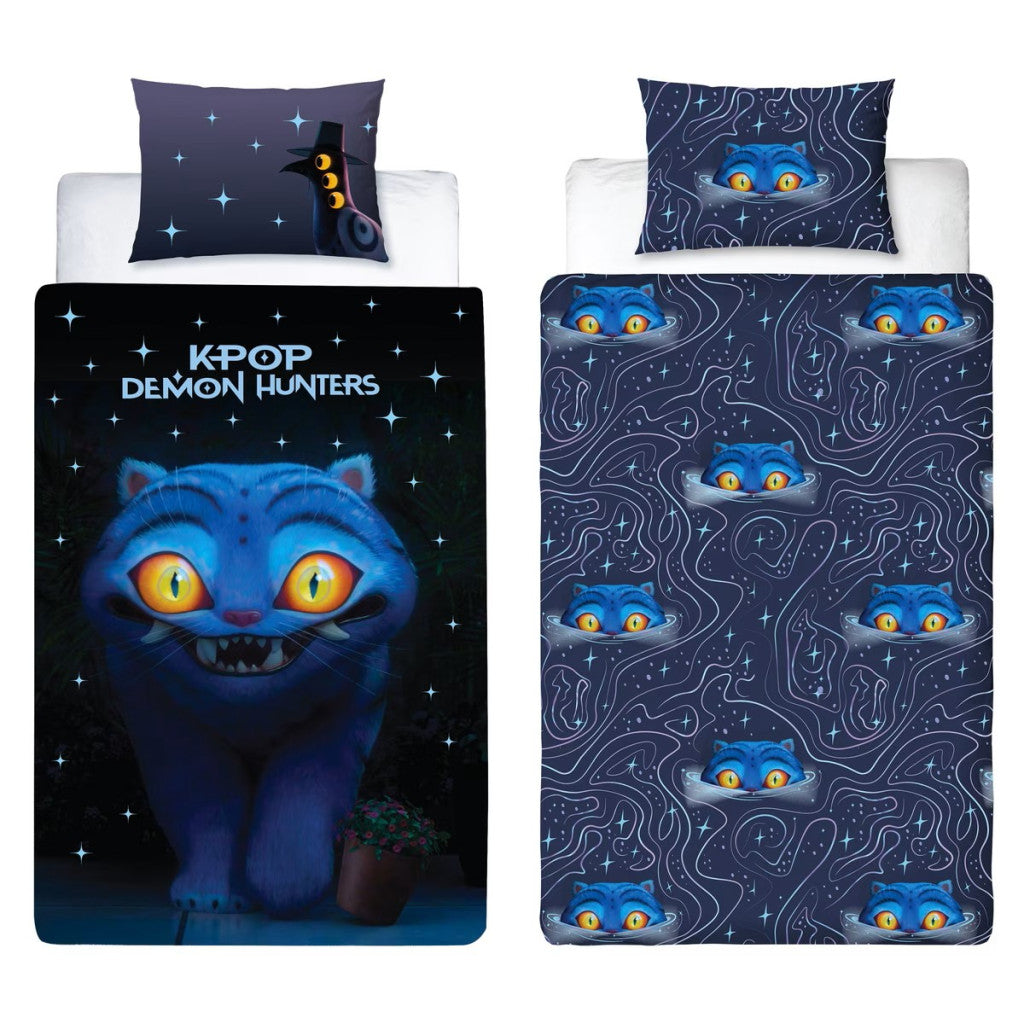 K-pop Demon Hunters Derpy Mikrofaser-Bettwäsche 140×200cm, 70x90 cm