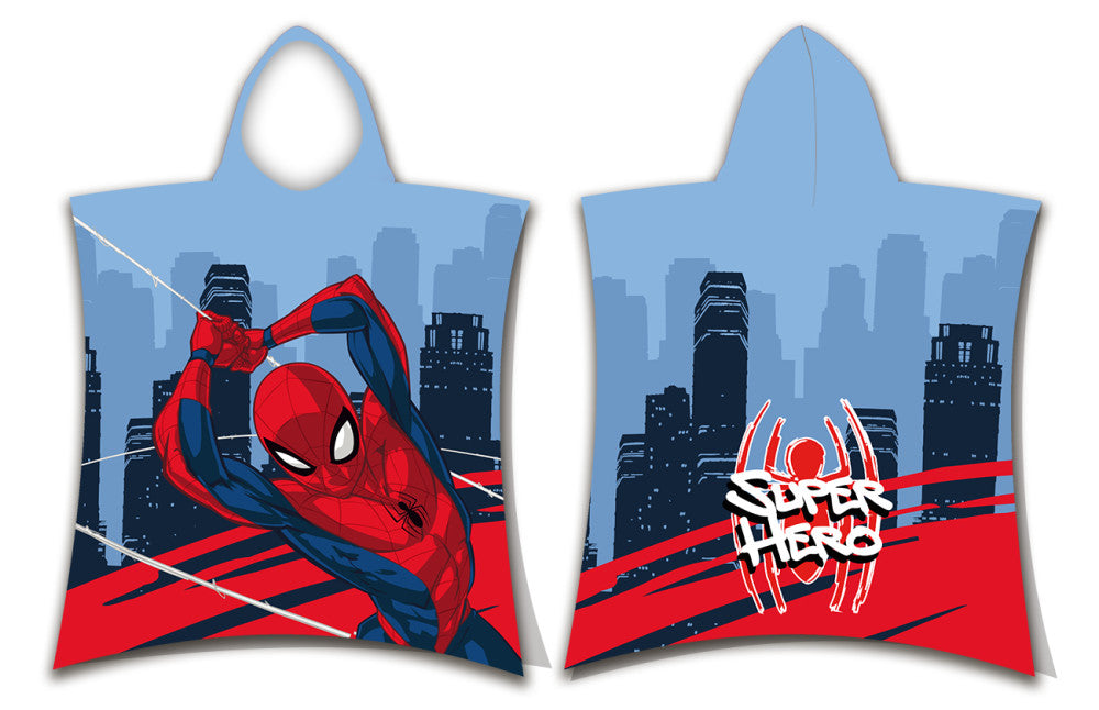 Spiderman Hero Strandtuch-Poncho 50x115cm