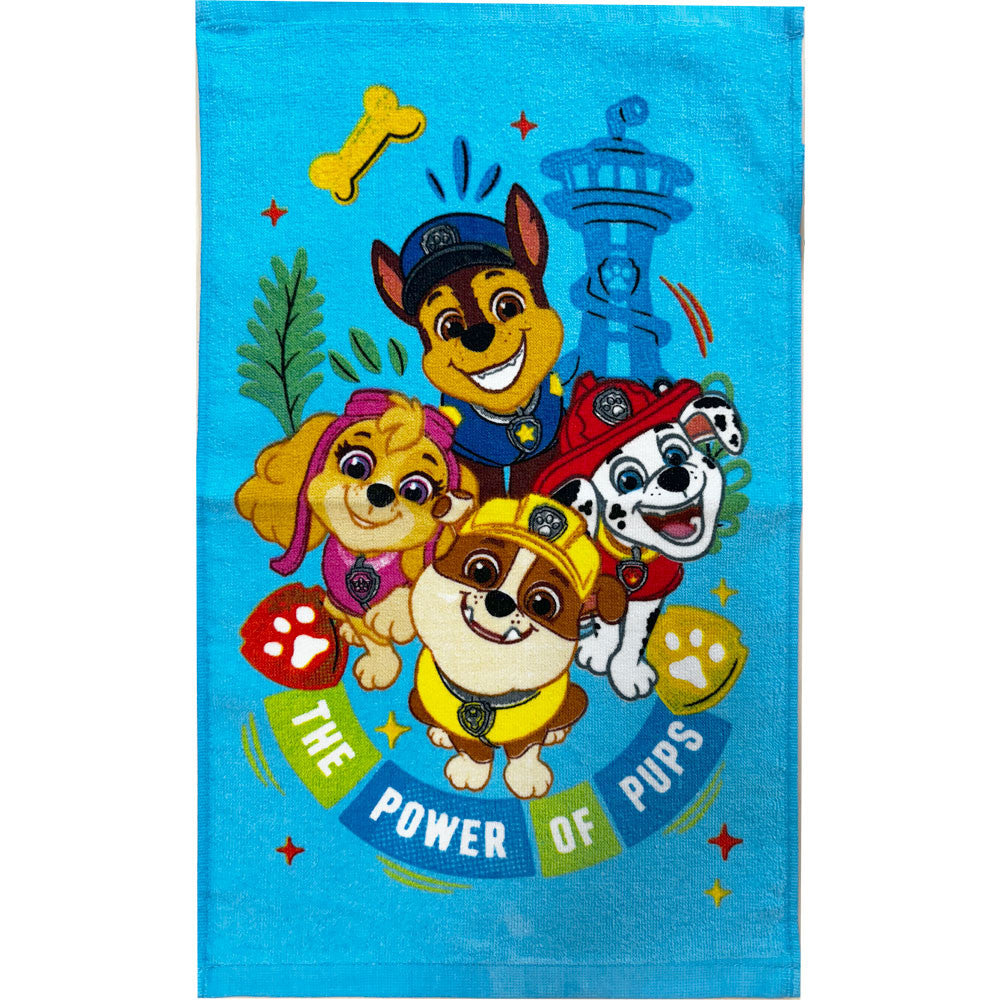 Paw Patrol Pups Power Handtuch, Gesichtstuch, Handtuch 30x50cm