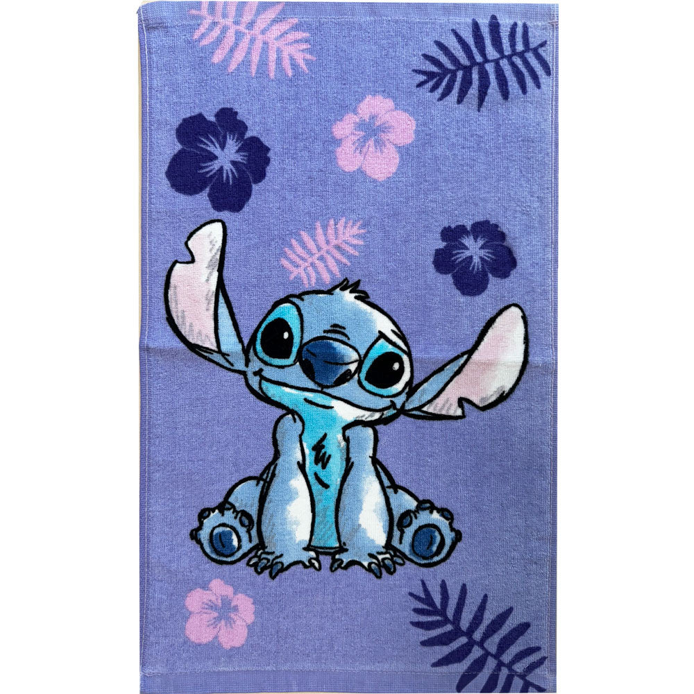 Disney Lilo und Stitch Purple Handtuch, Gesichtstuch, Handtuch 30x50cm