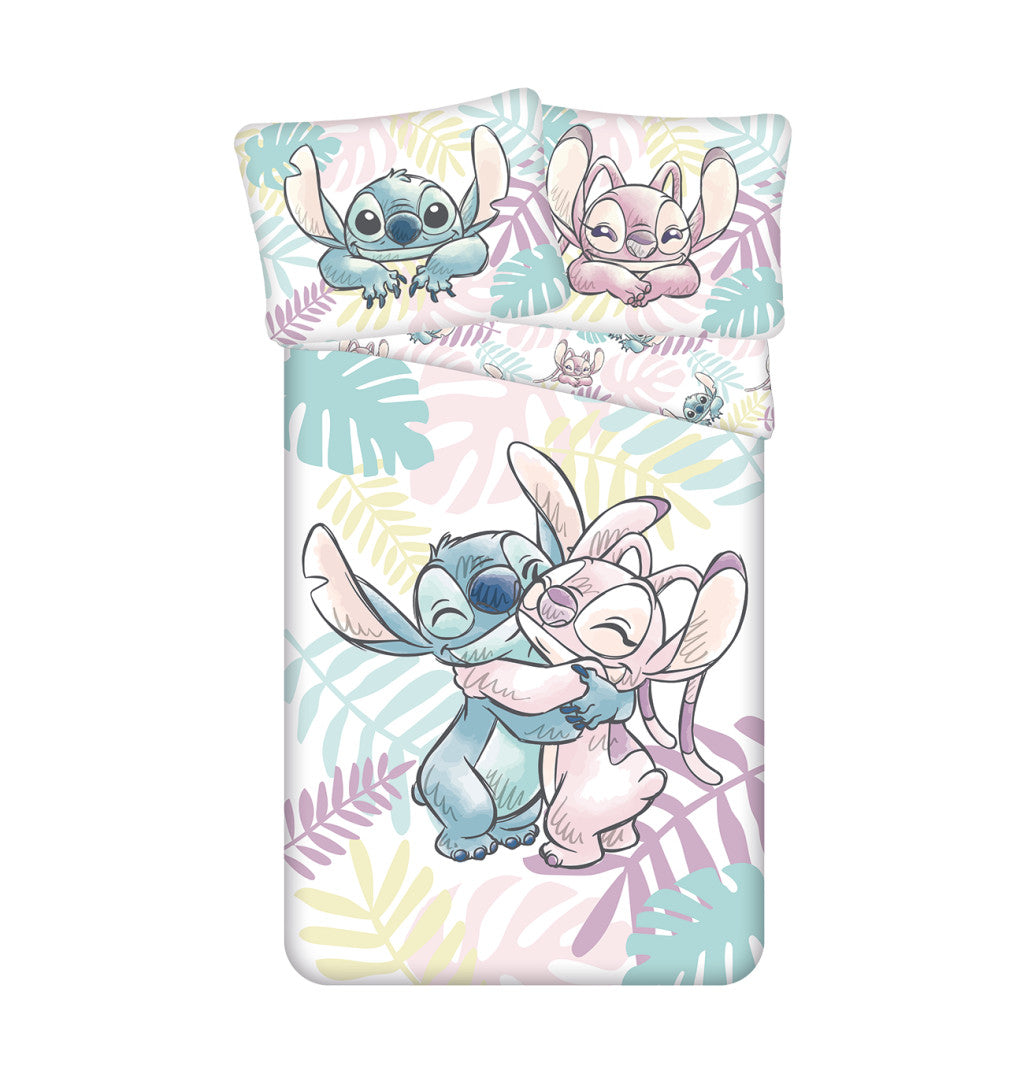 Disney Lilo und Stitch Leaves Bettwäsche 140×200cm, 70×90 cm