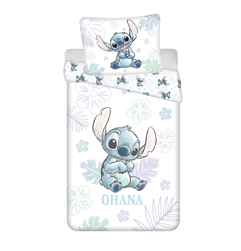 Disney Lilo und Stitch Ohana White Bettwäsche 140×200cm, 70×90 cm