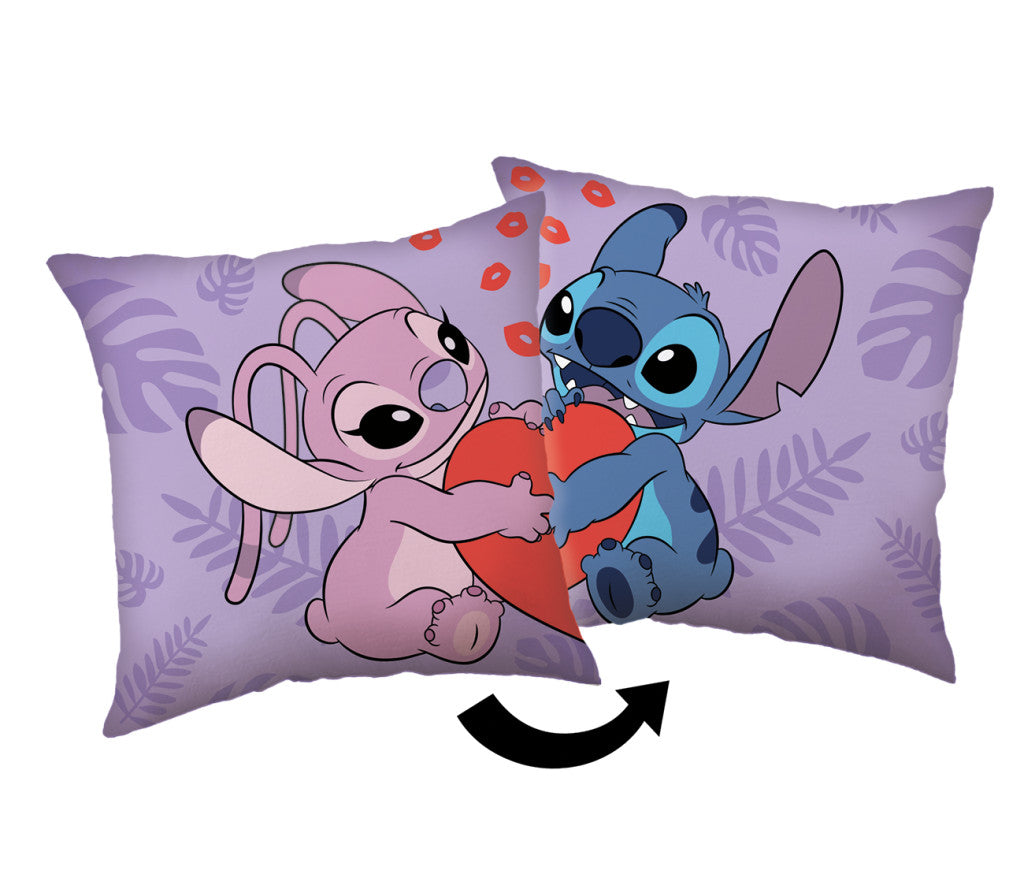 Disney Lilo und Stitch Kiss Dekokissen 40x40cm