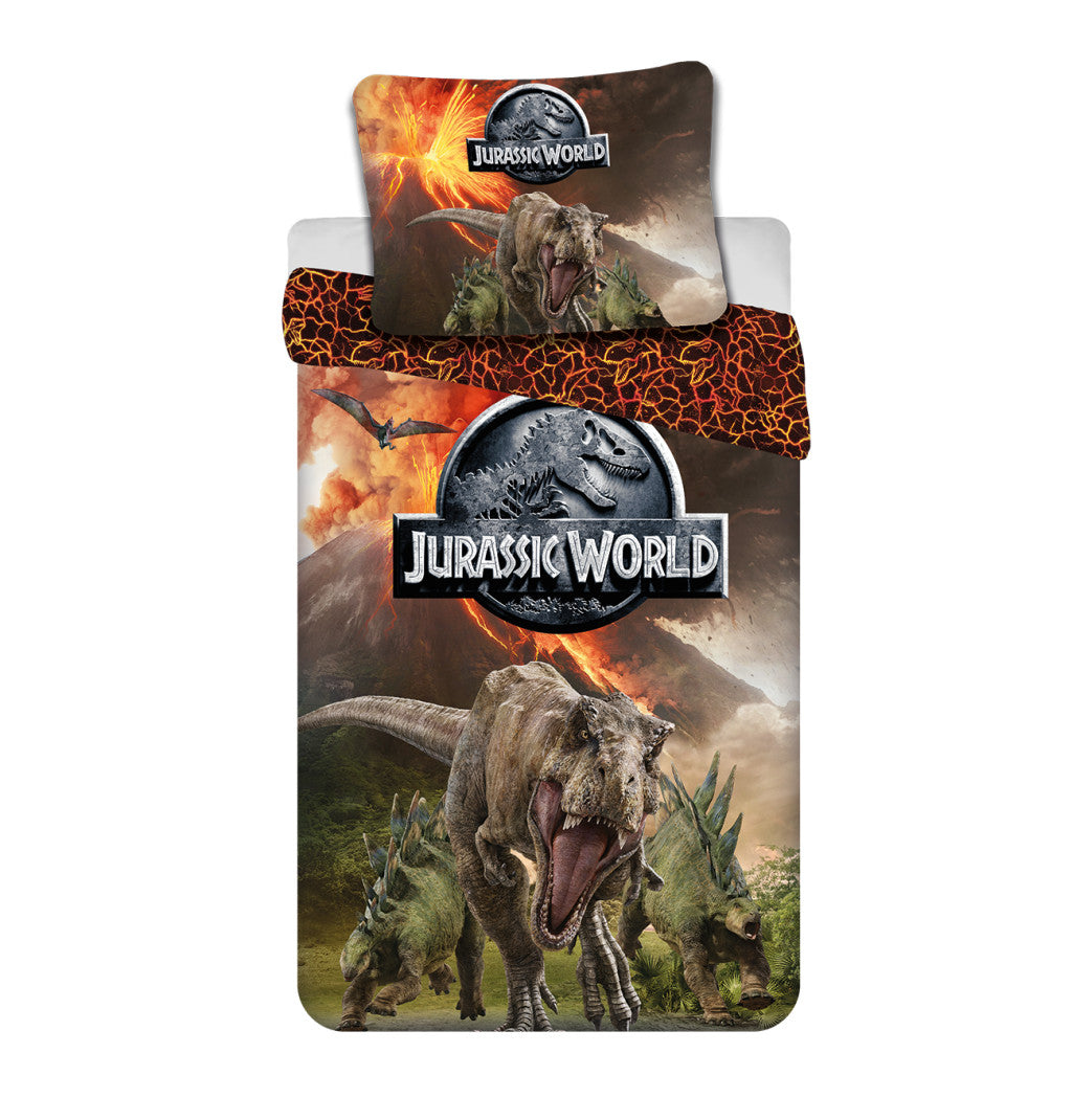 Jurassic World Volcano Mikrofaser Bettwäsche 140×200 cm, 70×90 cm