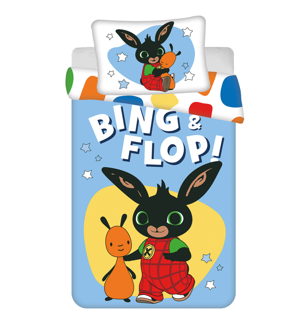Bing Flop Kinderbettwäsche 100×135cm, 40×60 cm
