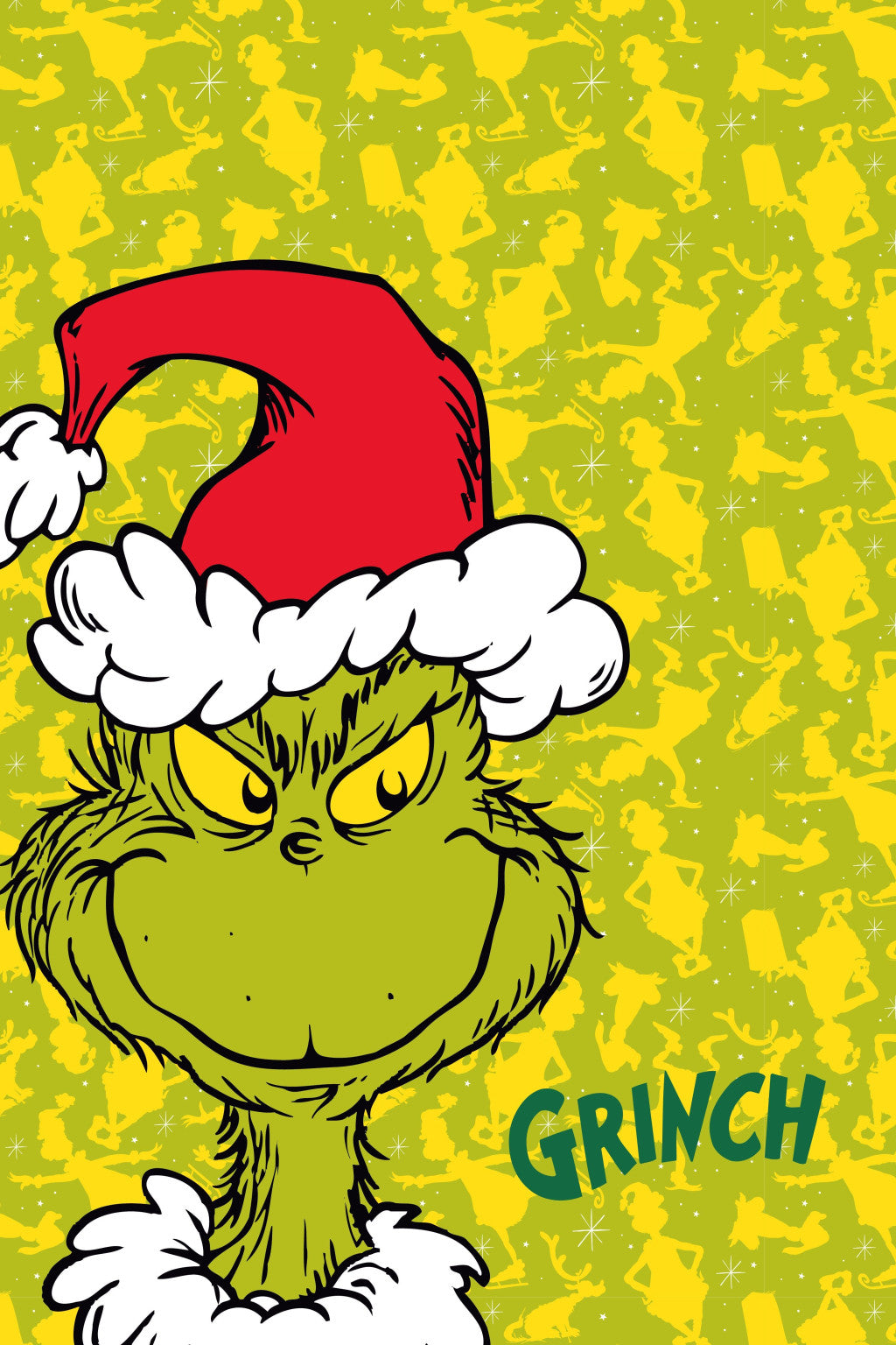Der Grinch Holiday Grump Polar Fleece Decke 100x150 cm