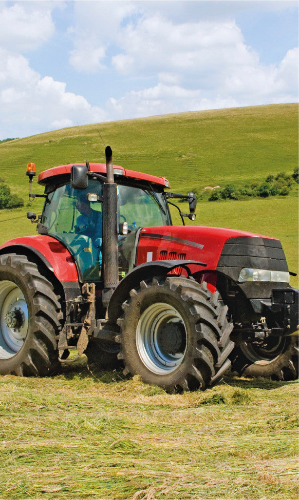 Traktor Red Handtuch, Gesichtshandtuch, Handtuch 30x50cm