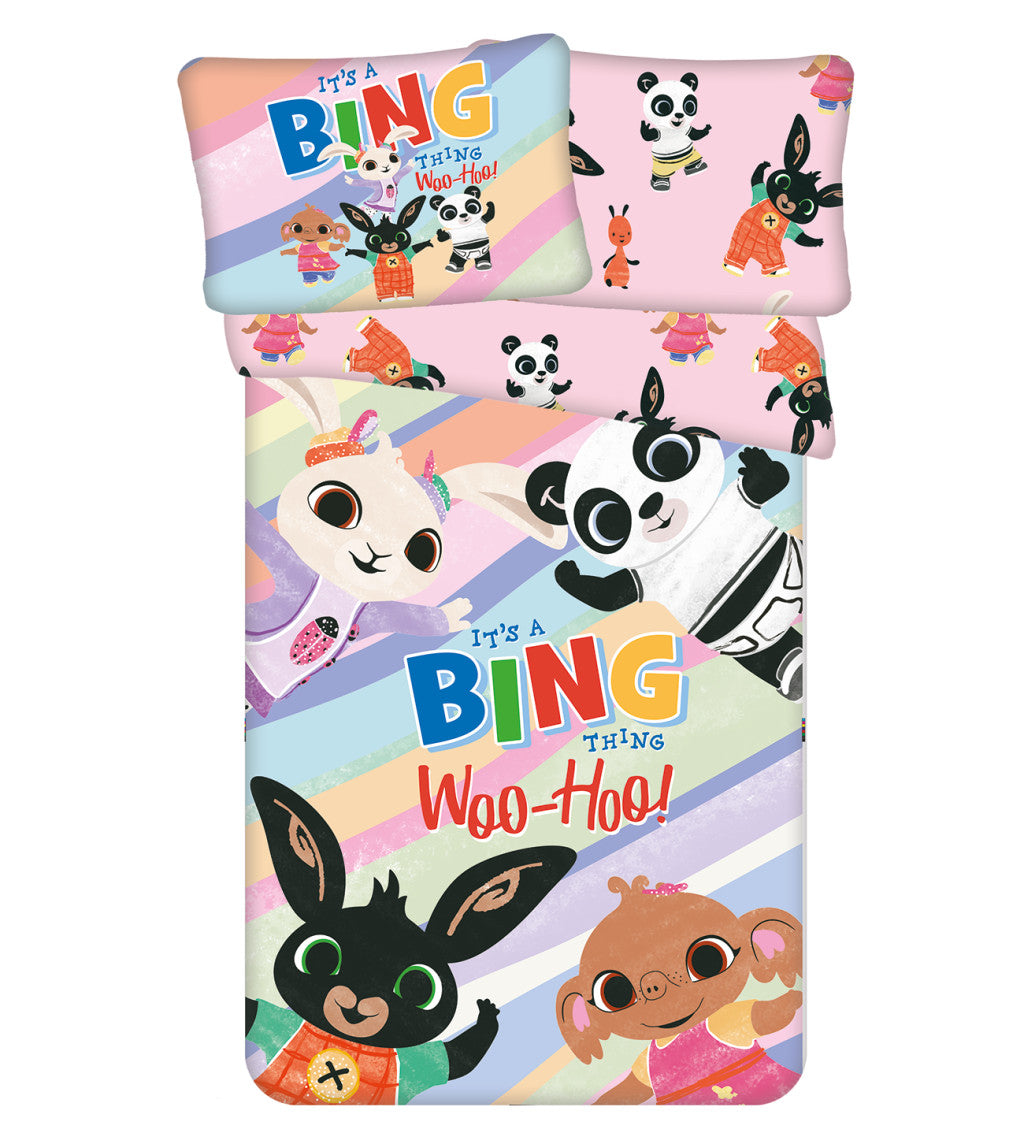 Bing It's a Thing Kinderbettwäsche-Set 100×135cm, 40×60 cm