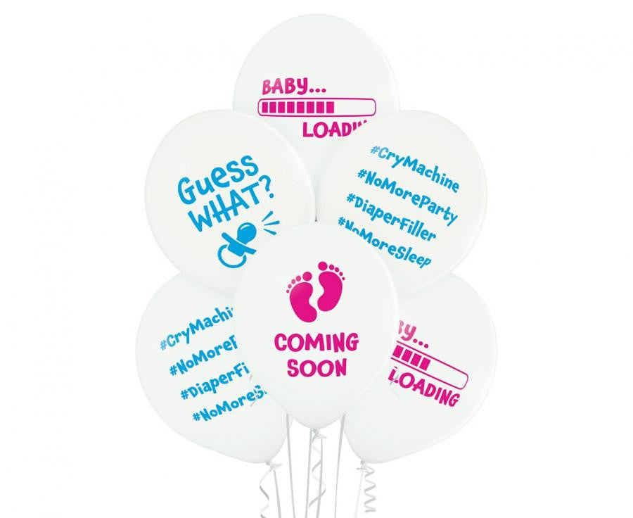 Baby Loading Luftballon, 6 Stück 12 Zoll (30 cm)