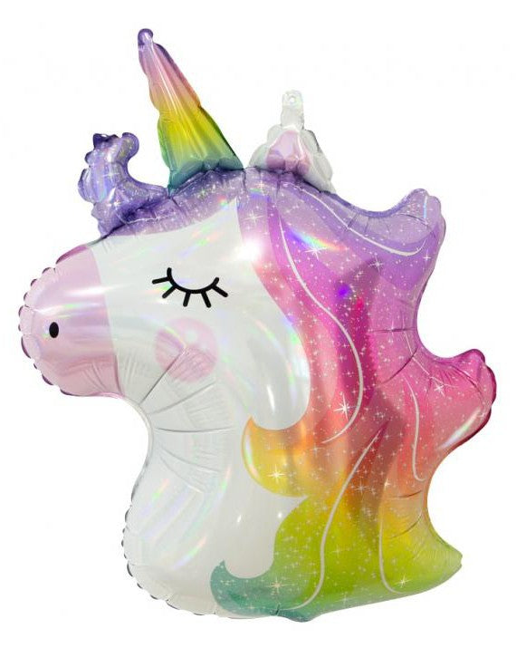 Einhorn Head Folienballon 60 cm
