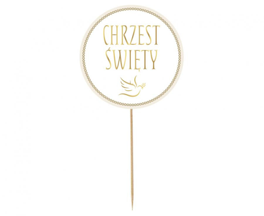 Taufe Chrzest Święty Kuchendekoration 14 cm