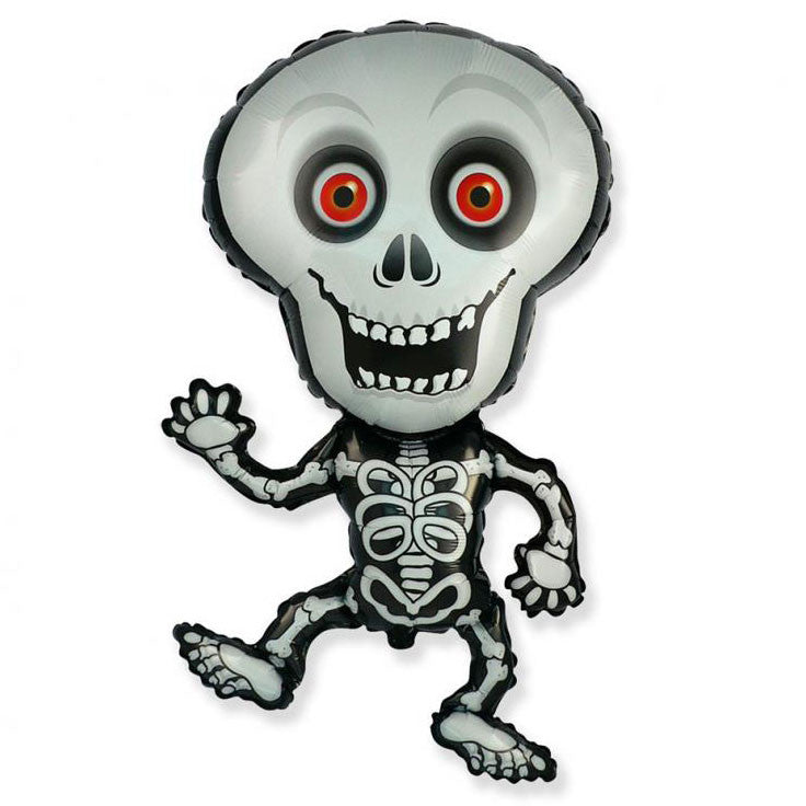 Halloween Smile Skelett Folienballon 101 cm
