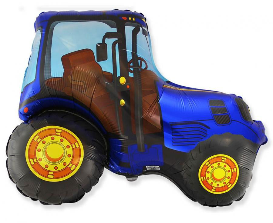 Traktor Blue Folienballon 94 cm (WP)