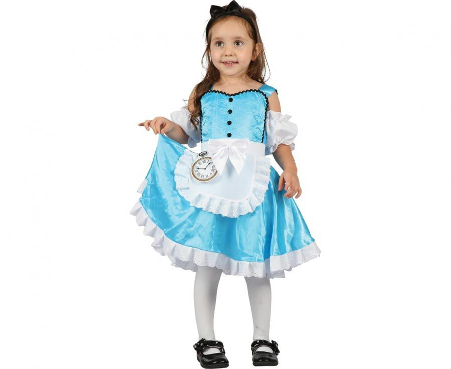 Disney Classics Blue Disney Alice im Wunderland Kostüm 92/104 cm