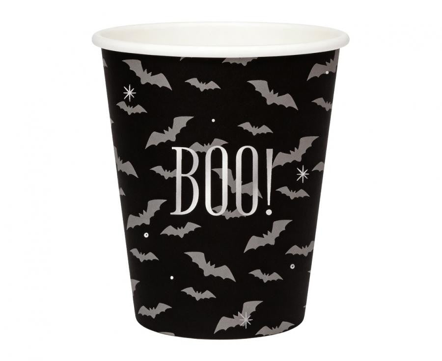 Halloween Ghost Pappbecher 6er Set, 266 ml