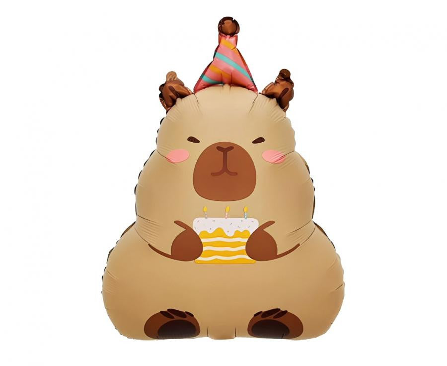 Capybara Cake Folienballon 48 cm