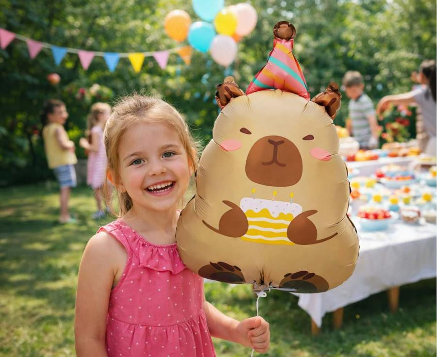 Capybara Cake Folienballon 48 cm