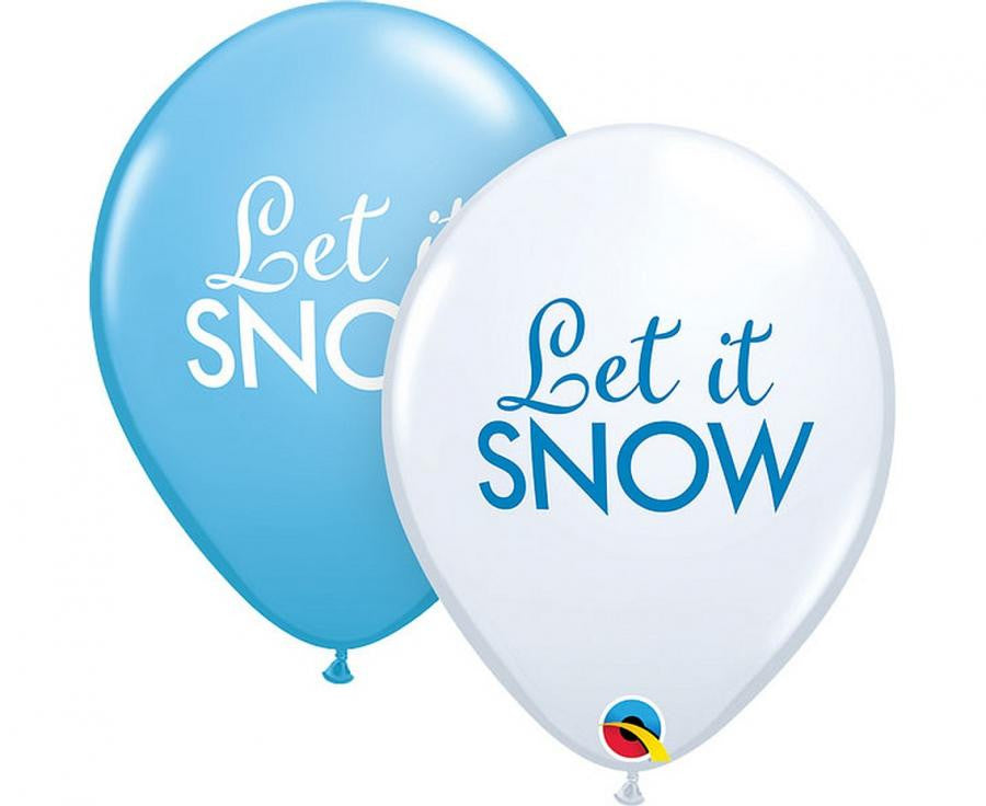 Weihnachten Let it Snow Ballon, 6 Stück 11 Zoll (30 cm)