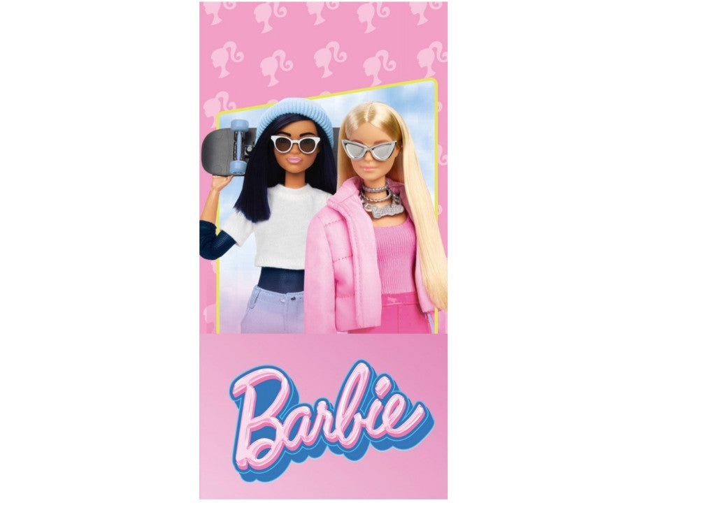 Barbie Street Style Badehandtuch, Strandtuch 70x140 cm (Fast Dry)