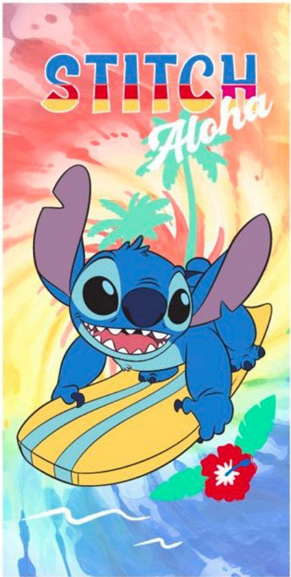 Disney Lilo und Stitch Ocean Riders Ocean Ride Badetuch, Strandtuch 70x140 cm (Schnelltrocknend)