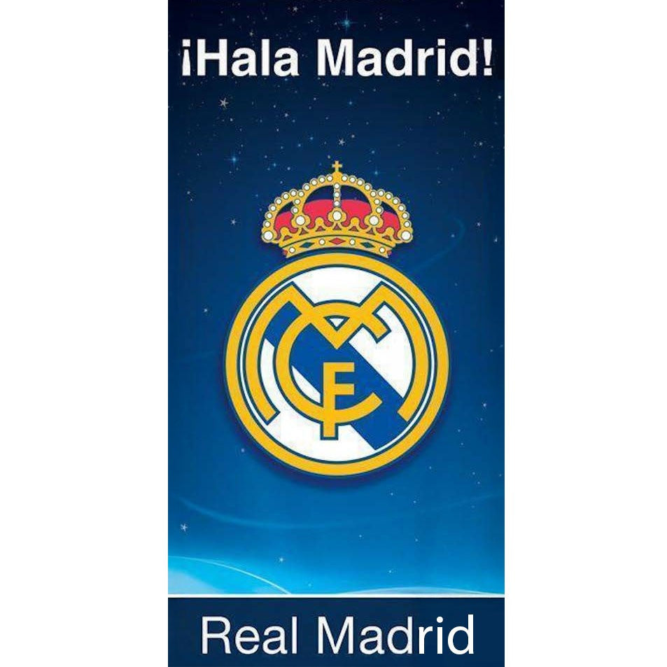 Real Madrid Fan Spirit Badetuch, Strandtuch 70x140 cm (Schnelltrocknend)