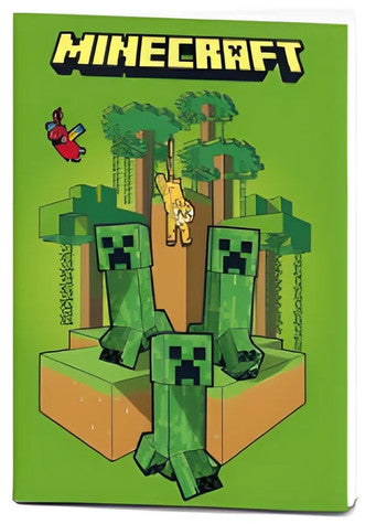 Minecraft Creepers A5 kariertes Heft