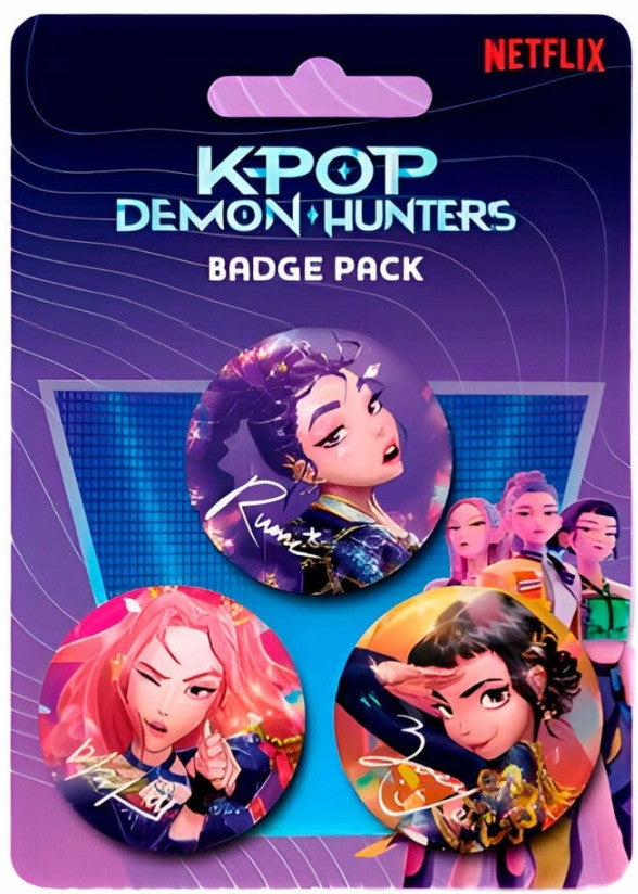 K-pop Demon Hunters Trio 3er Set Anstecker