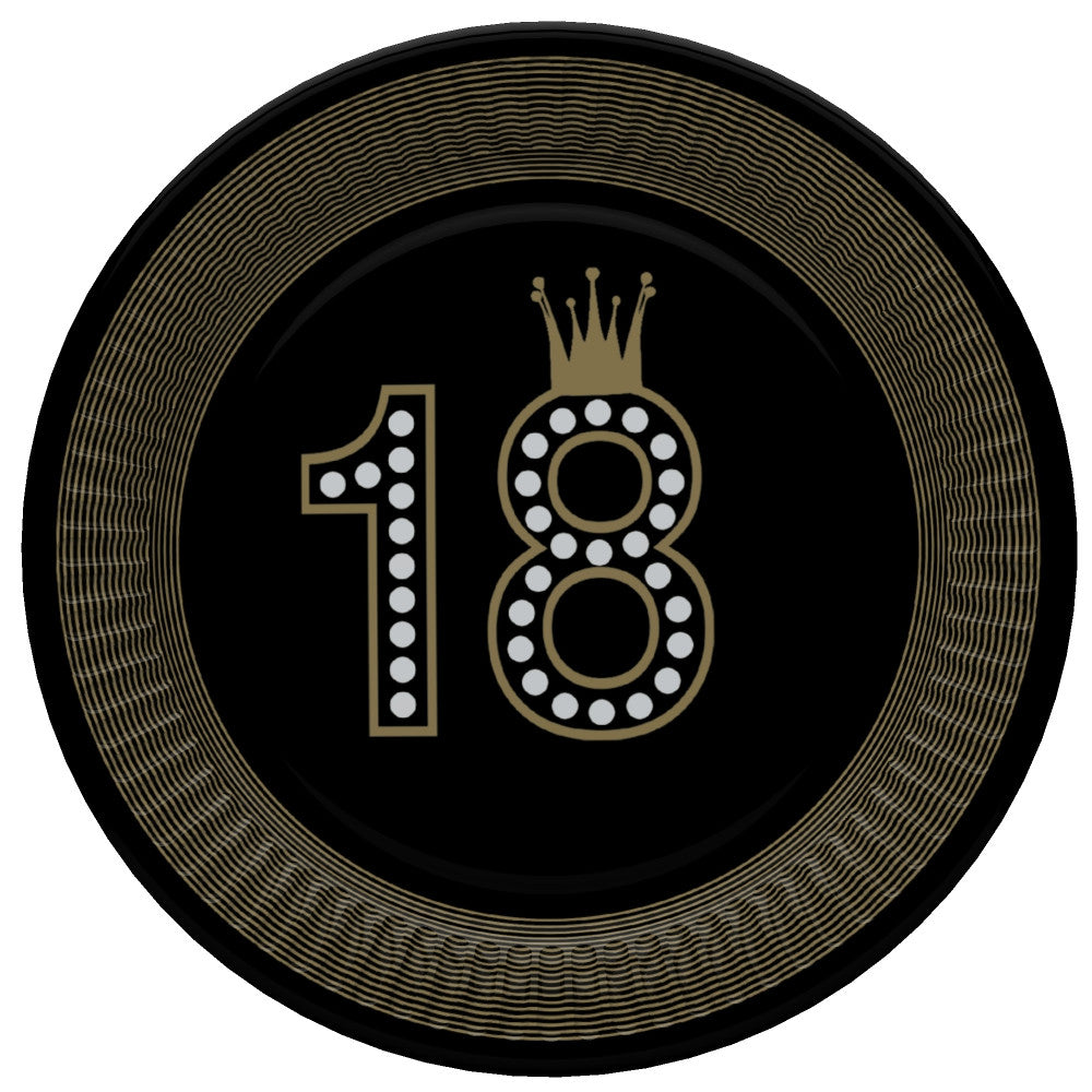 Geburtstag Hollywood Style Happy Birthday 18 Pappteller 8 Stk 18 cm