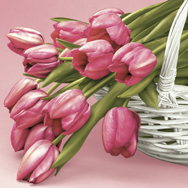 Blume Falling Tulpen Serviette 20 Stk 33x33 cm