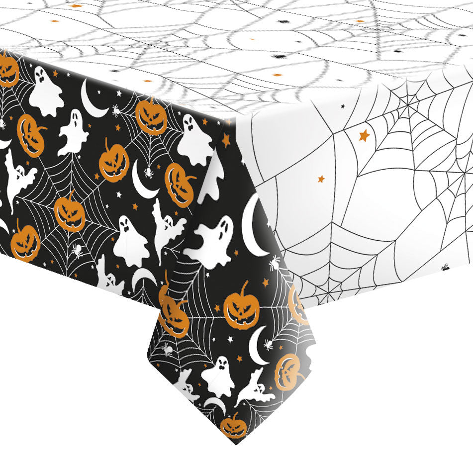 Halloween Scary Pattern Papiertischdecke 120x180 cm