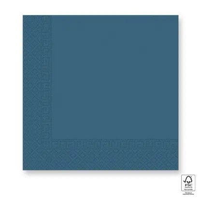 Farbe Unicolour Blaue Serviette 20 Stk 33x33 cm FSC