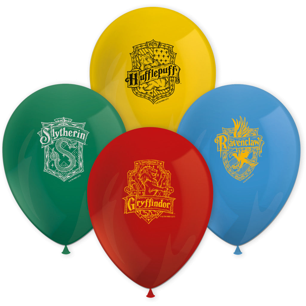 Harry Potter Hogwarts Houses Luftballon, 8 Stk.