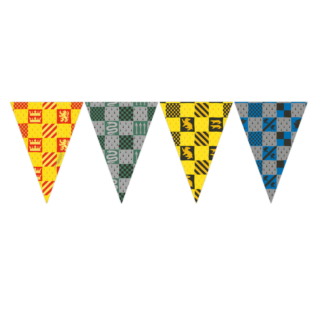 Harry Potter Hogwarts Houses Fahnenkette FSC 2,3 m