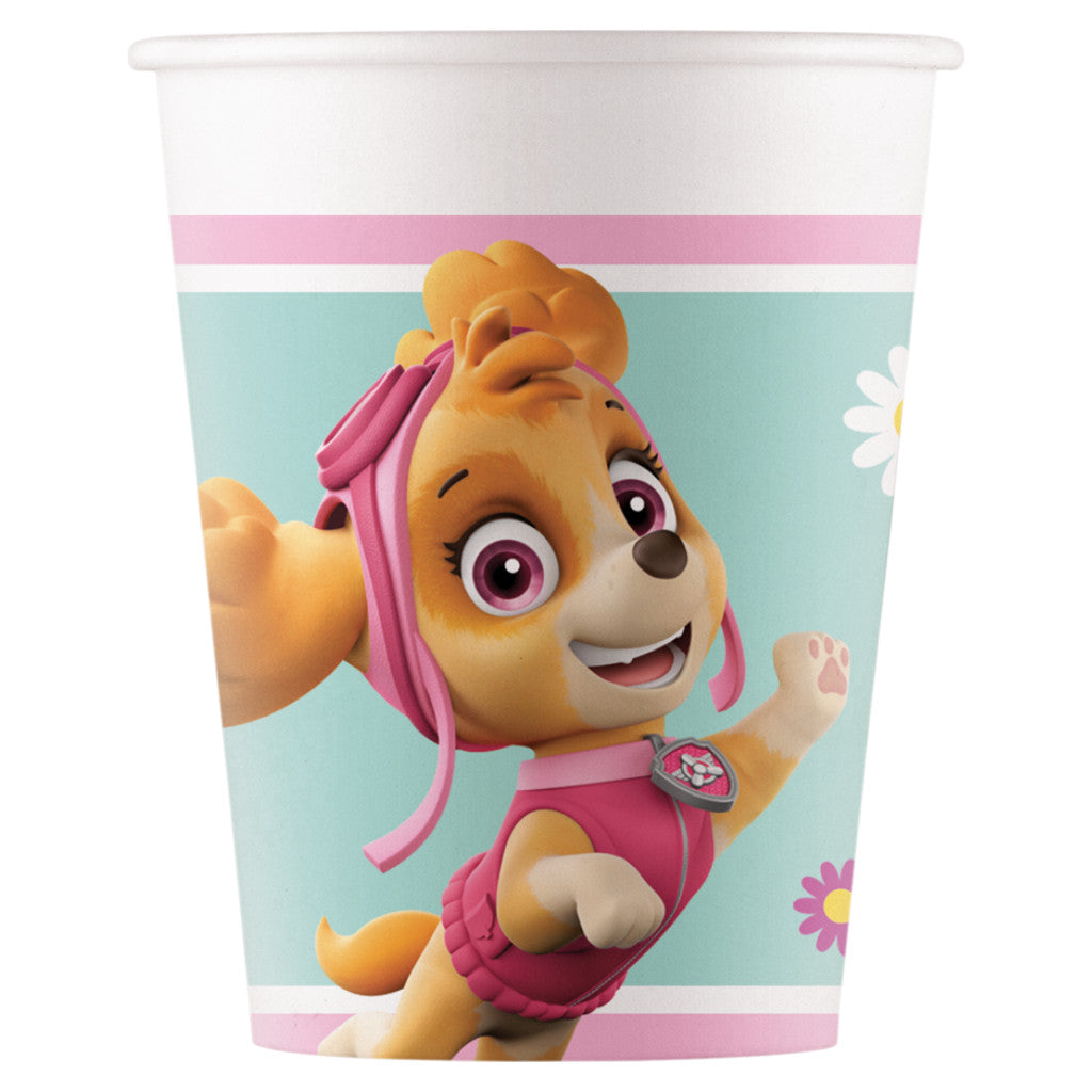 Paw Patrol Skye and Everest Papierbecher 8 Stk 200 ml FSC