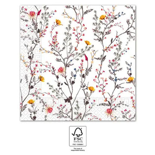 Farbe Modern Branches Serviette 20 Stk 33x33 cm FSC