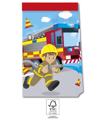 Feuerwehrmann Rescue Papiertüte 4 Stk FSC
