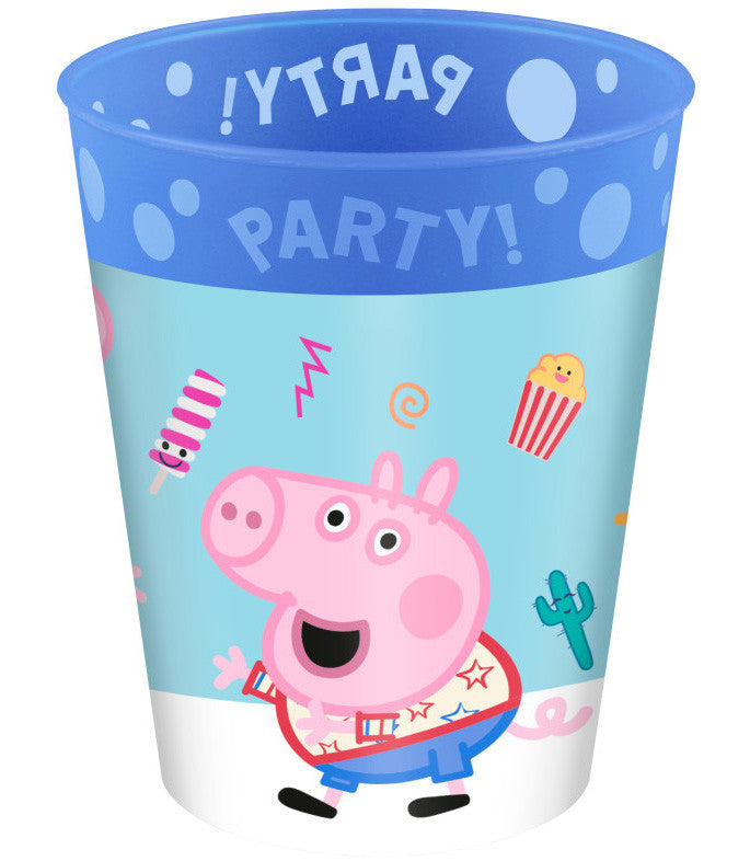 Peppa Wutz Messy Play Mikro Premium Kunststoffbecher 250 ml