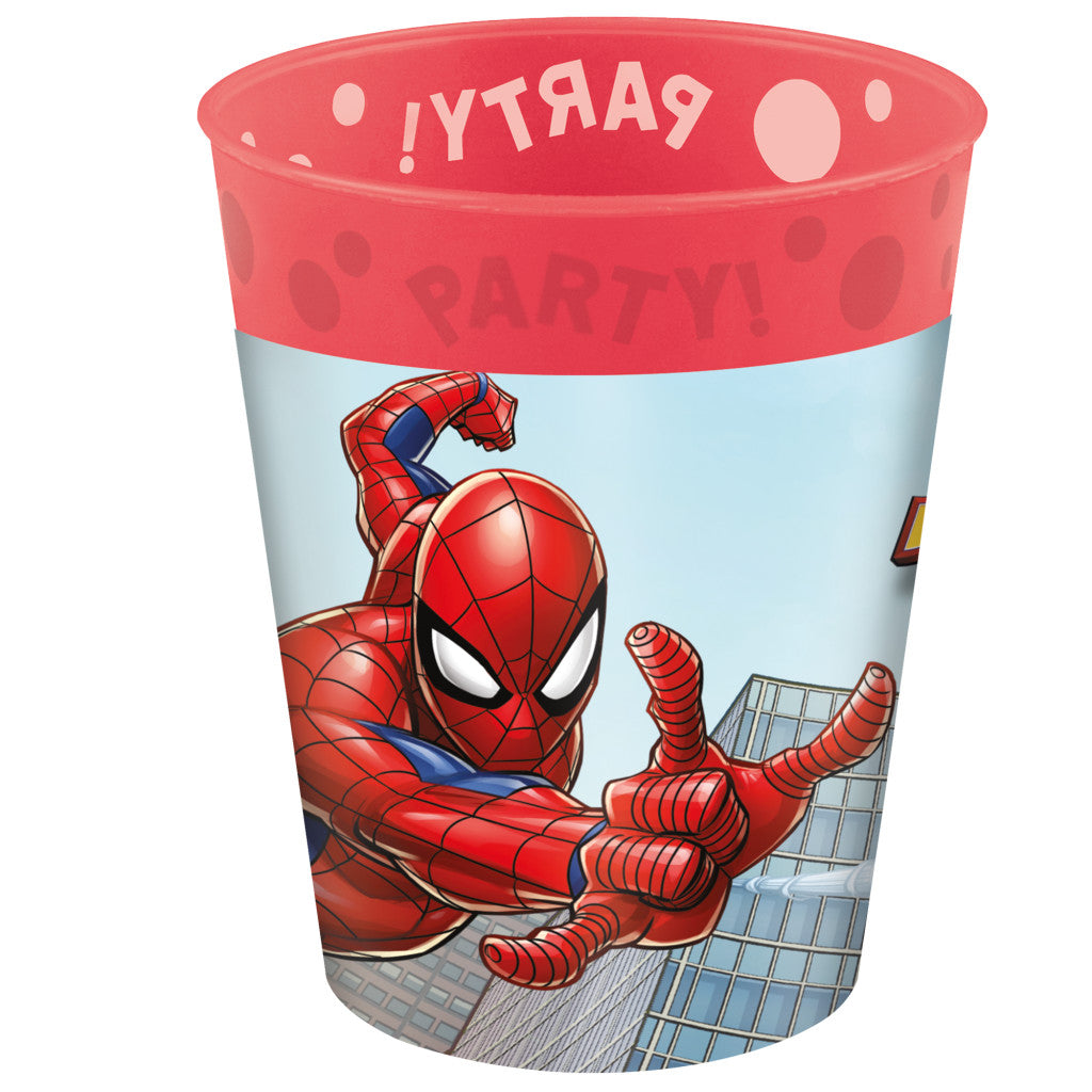 Spiderman Crime Fighter Micro Premium Kunststoffbecher 250 ml
