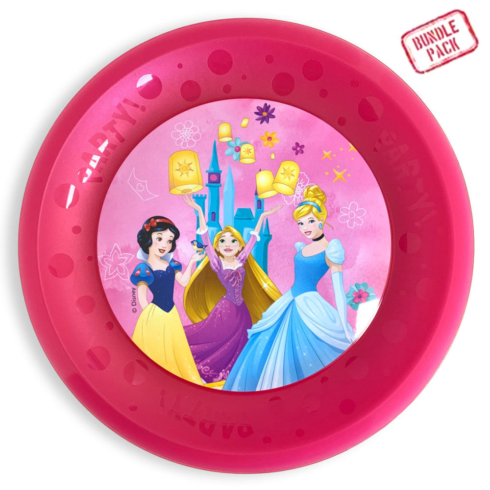 Disney Prinzessin Junior Live Your Story micro premium Kunststoff Essteller 4er-Set 21 cm
