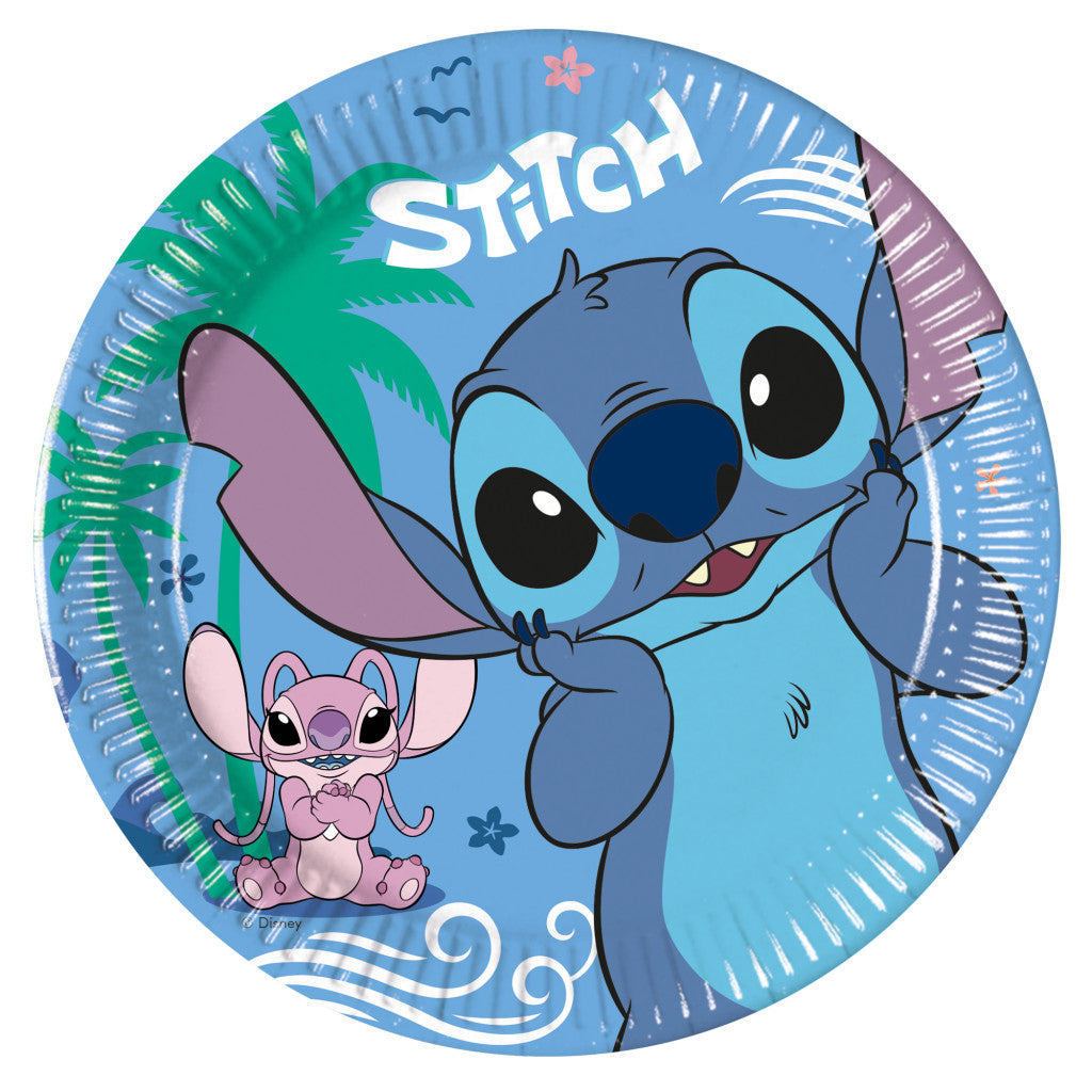 Disney Lilo und Stitch Angel Pappteller 8 Stk 20 cm FSC