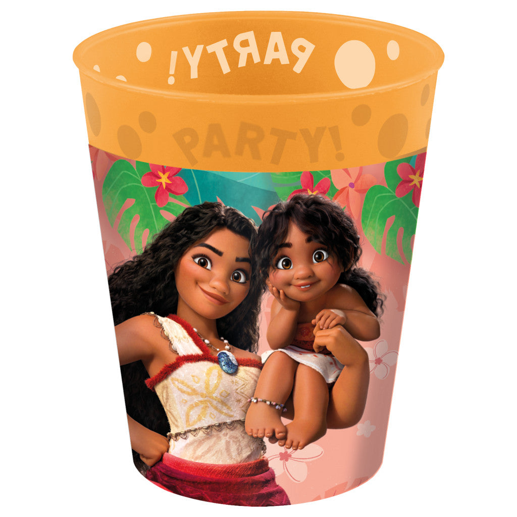 Disney Vaiana Sailing Spirit Micro Premium Kunststoff Becher Set 4 Stück 250 ml