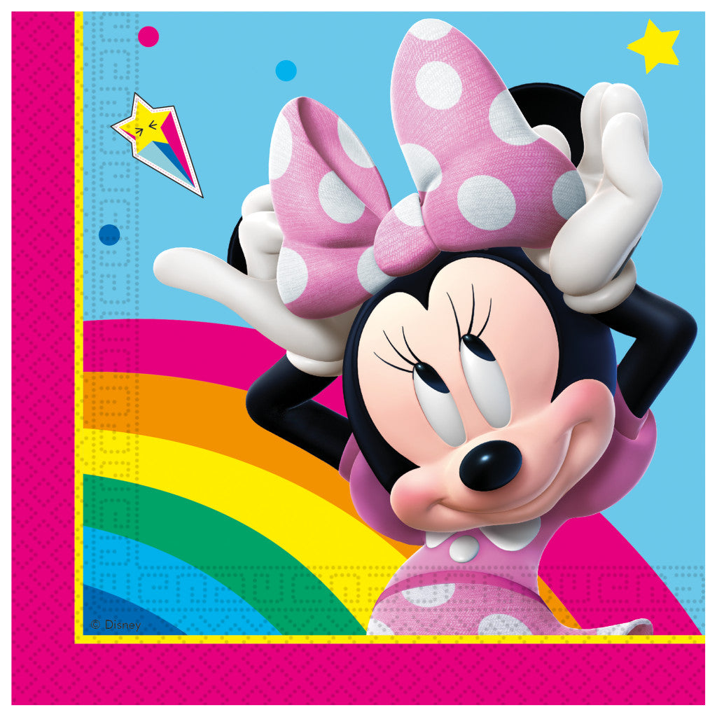 Disney Minnie Makes Me Smile Serviette 20 Stück Packung 33x33 cm FSC