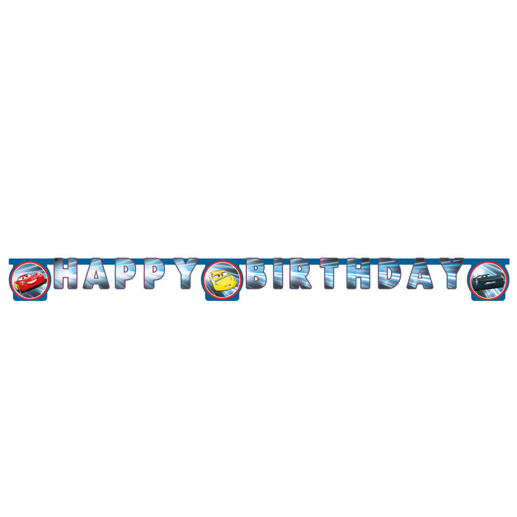 Disney Cars Victory Is Mine Happy Birthday Schild FSC 2 m