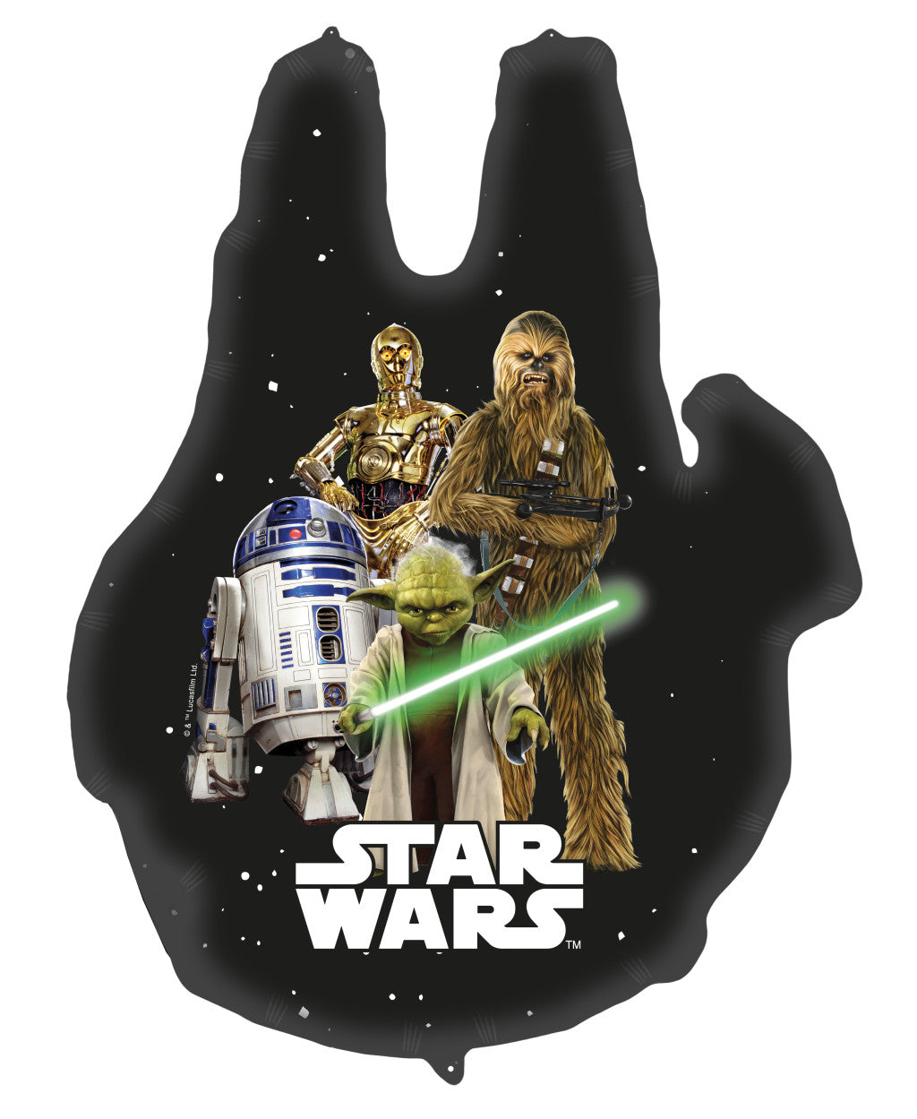 Star Wars Galaxy Folienballon 70x86 cm