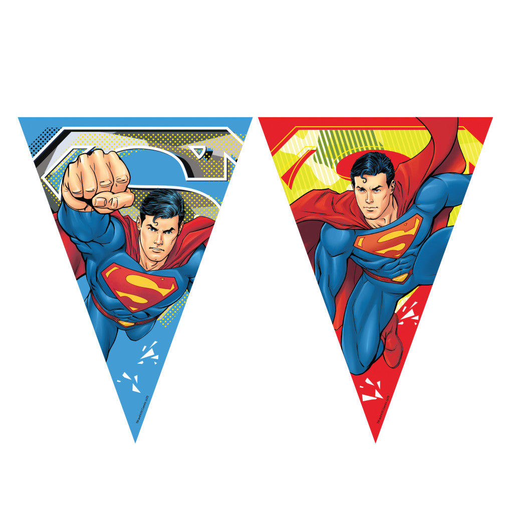 Superman Krypton Wimpelkette 2,3 m FSC